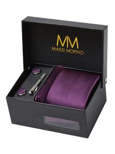 Галстук Massi Morino , фиолетовый