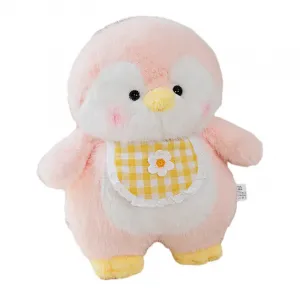 Плюшевая кукла Chibi Bib Penguin Baby, супер милый аквариум, животные нагрудники маленькие пингвины Tak Bebe, розовый