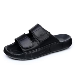 MPZY Тапочки-слайды мужские, износостойкие, черные