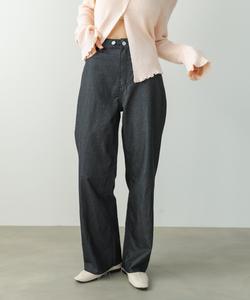 <Можно сочетать с другими вещами> Брюки в горошек с эффектом потертости