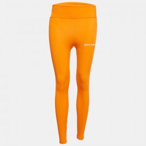 Леггинсы Palm Angels с оранжевыми боковыми полосами