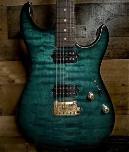 Электрогитара Suhr Limited Edition Standard Thin Burst Trans Teal