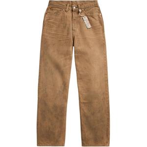 Джинсы high boy Double RL, желтый