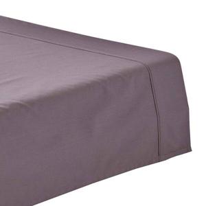 Простыня Homescapes ohne Gummizug Fadendichte 200, 230x1x255 см, темно-серый