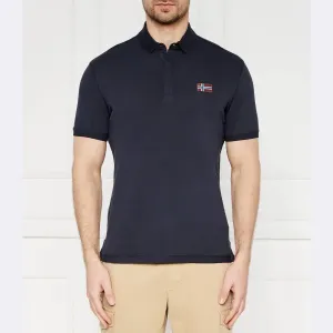 Рубашка поло стандартного кроя Napapijri, синий