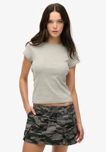 Футболка Superdry & Co Basic T-shirt, Grey Marl/Dark Grey
