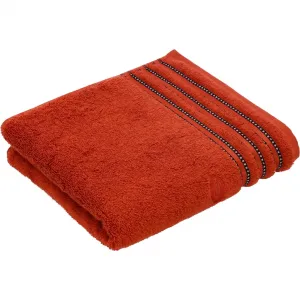 Полотенце для сауны Cult de Luxe с блестящей каймой Vossen, Copper