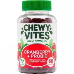 Пробиотические жевательные витамины с клюквой 60 шт Chewy Vites