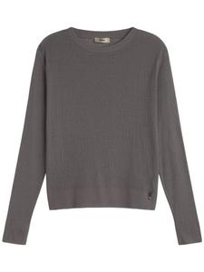 Herno свитер с логотипом, серый