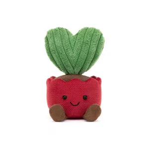 Валентиновская коллекция плюшевых кукол Heart Leaf Ball Orchid высотой 14 см в сидячей позе JELLYCAT