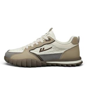 WARRIOR Низкие повседневные туфли мужские черно-серые бежево-хаки, цвет Beige Khaki