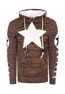 Толстовка с большой звездой RUSTY NEAL, цвет Camel