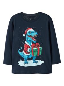 Рубашка с длинными рукавами NMMVOSMAS LS NREG TOP в темно-синем пиджаке name it