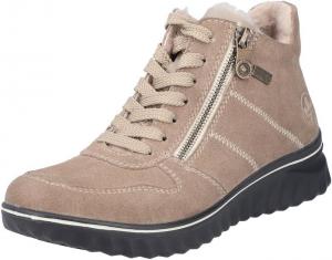 Женские ботинки Rieker 59041 на шнуровке, Green