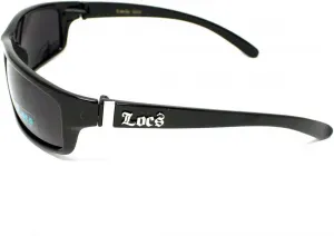 Мужские солнцезащитные очки Locs в прямоугольной оправе, черные MODA, Black