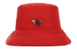 PRADA Ковшовая шляпа мужская красная, Red
