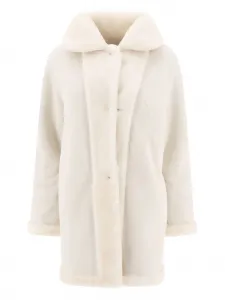 Двусторонняя шуба из овчины B&W, нейтральный