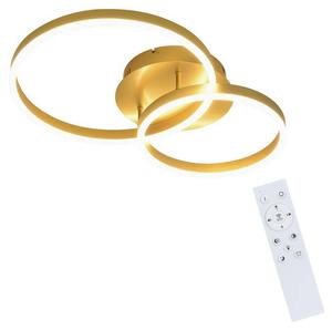 Светодиодный потолочный светильник Nettlife Norman, золото - металл - 30 х 24 х 40 см