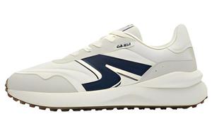 Кроссовки мужские низкие белые/синие Qiaodan