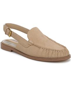 Женские лоферы Sully с круглым носком и открытой пяткой Franco Sarto, Beige Leather