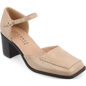 Туфли на широком каблуке Evangeline Journee, tan