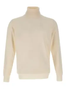Свитер с воротником-стойкой и ребристой отделкой Kangra, нейтральный