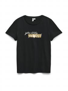 VERO MODA Футболка 'VMIDEA' в черном цвете