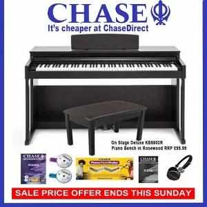 Комплект CDP 357 Grand Digital Electric Piano Cabinet от CHASE - Премиум Розовое Дерево