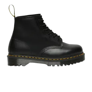 Мужские ботинки Dr. Martens 101 из гладкой кожи с отстрочкой, черный