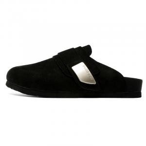 Износостойкие тапочки с закрытым носком унисекс Wangjue, черный