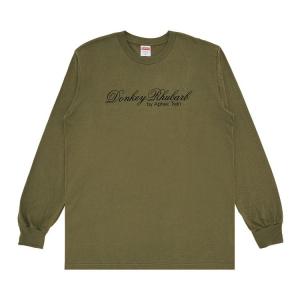 Футболка Supreme x Aphex Twin Donkey Rhubarb Long-Sleeve Tee, Light Olive