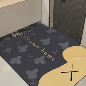 Xinglianxin Ковер 120х240 см из ПВХ для прихожей, грязеотталкивающий, моющийся, рисунок Aierxiong