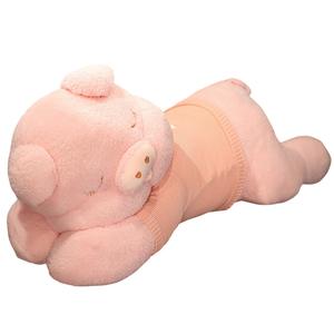 Мягкий и милый свитер с дизайном милой свинки плюшевая кукла высота 80cm/100cm/130cm/160cm MLING, розовый