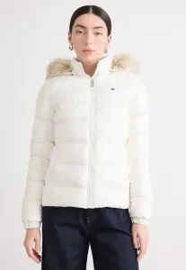 Пуховая куртка с капюшоном Tommy Jeans, Ecru