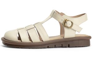 Стильные сандалии женские Q.VONTON, экрю