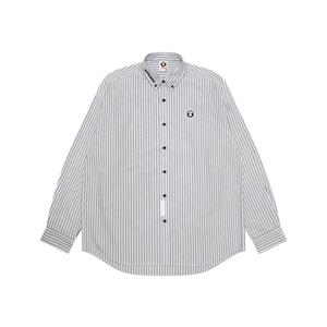 Рубашка с нашивкой логотипа A Bathing APE и полосками Aape, черный