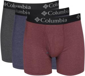 Columbia Мужские боксеры Tri Blend, 3 шт, Multi
