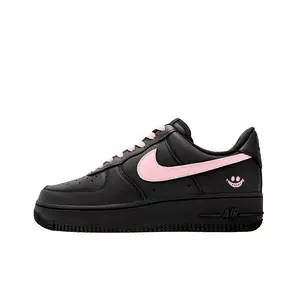 Кроссовки Nike Air Force 1 Skateboarding Shoes Women's Low-top Black/pink, цвет Lotus Color