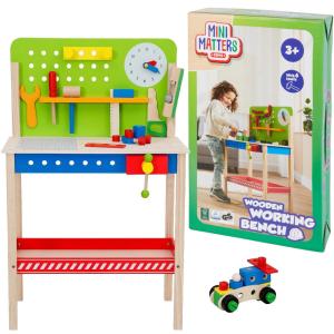 Деревянная мастерская для детей, большой стол с инструментами, мини-вопросы Mini Matters