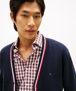 Кардиган с фирменной отделкой