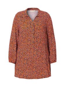 Блуза MIAMODA Hemdbluse, оранжевый