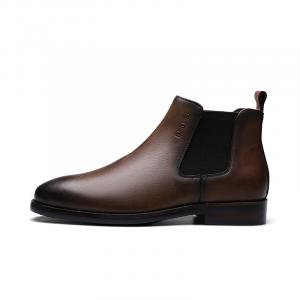 PARDASAUL Коричневые мужские короткие челси без подкладки, цвет Brown Unlined Shoes