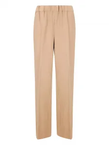 Прямые брюки с эластичной талией ALBERTO BIANI, нейтральный