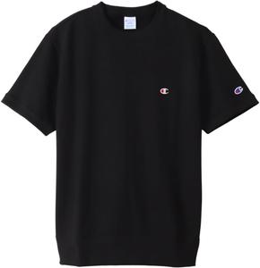 Мужская толстовка Champion C3-Z020 с длинным рукавом, больших размеров, с вышитым логотипом One Point, коротким рукавом и круглым вырезом, черный