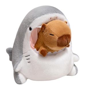 Трансформирующаяся плюшевая кукла Love Of Wormwood Shark, высота 30см/40см AIQINGCAOZHILIAN(WANJU)