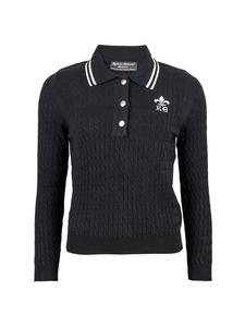 Вязаный свитер Одри Блэк Roberto Geissini