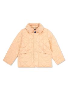 Burberry Kids стеганая куртка, розовый