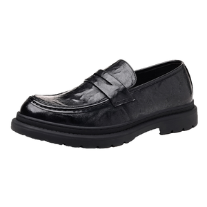 Мужская повседневная обувь с низким верхом GIHO, Black Slip-On
