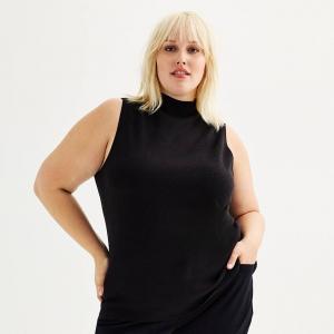 Свитер без рукавов Nine West размера плюс, цвет Mineral Black