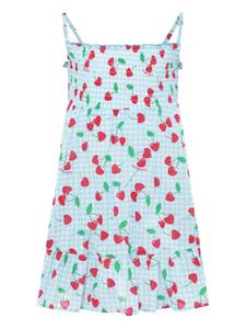 Платье из хлопка MC2 Saint Barth Kids, синий